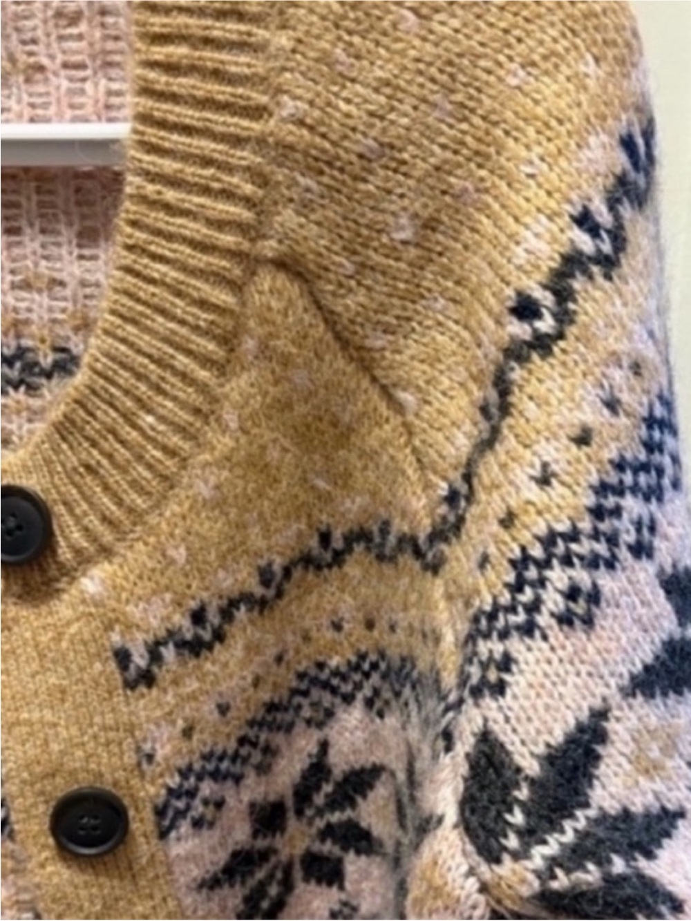 Old Navy Holiday Fair Isle Cardigan Sweater - Picture 7 of 8